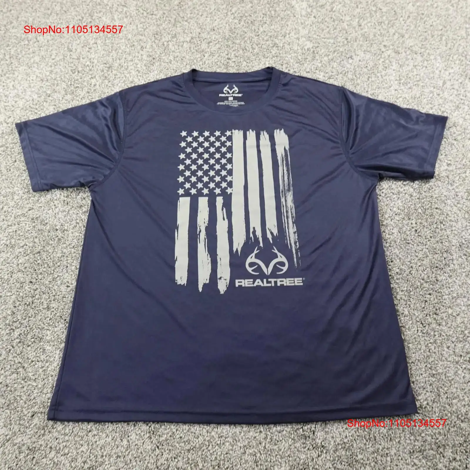 Outdoor Hunting Graphic Tees - Realtree T-shirt Heren XL Blauwe Vlag