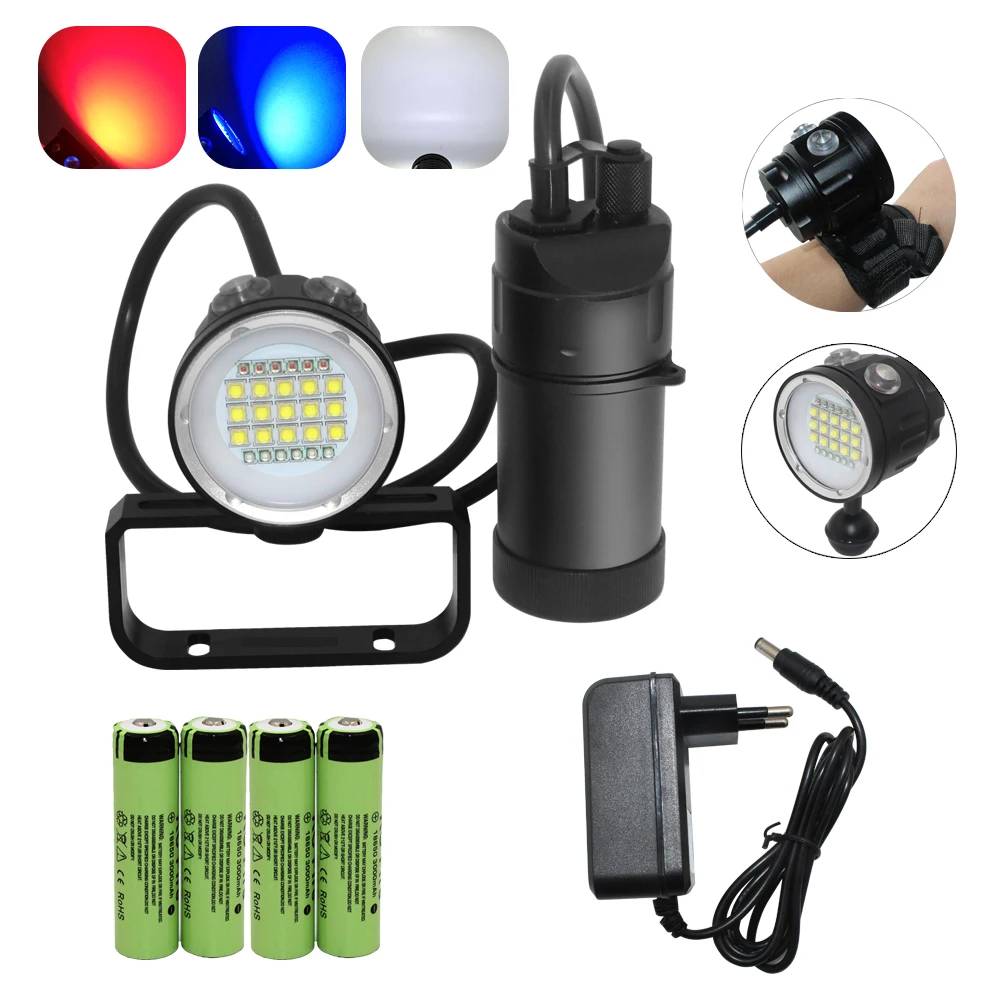 Fire Starter Waterproof - 27 LED Bus Duiken Videolicht Waterdicht