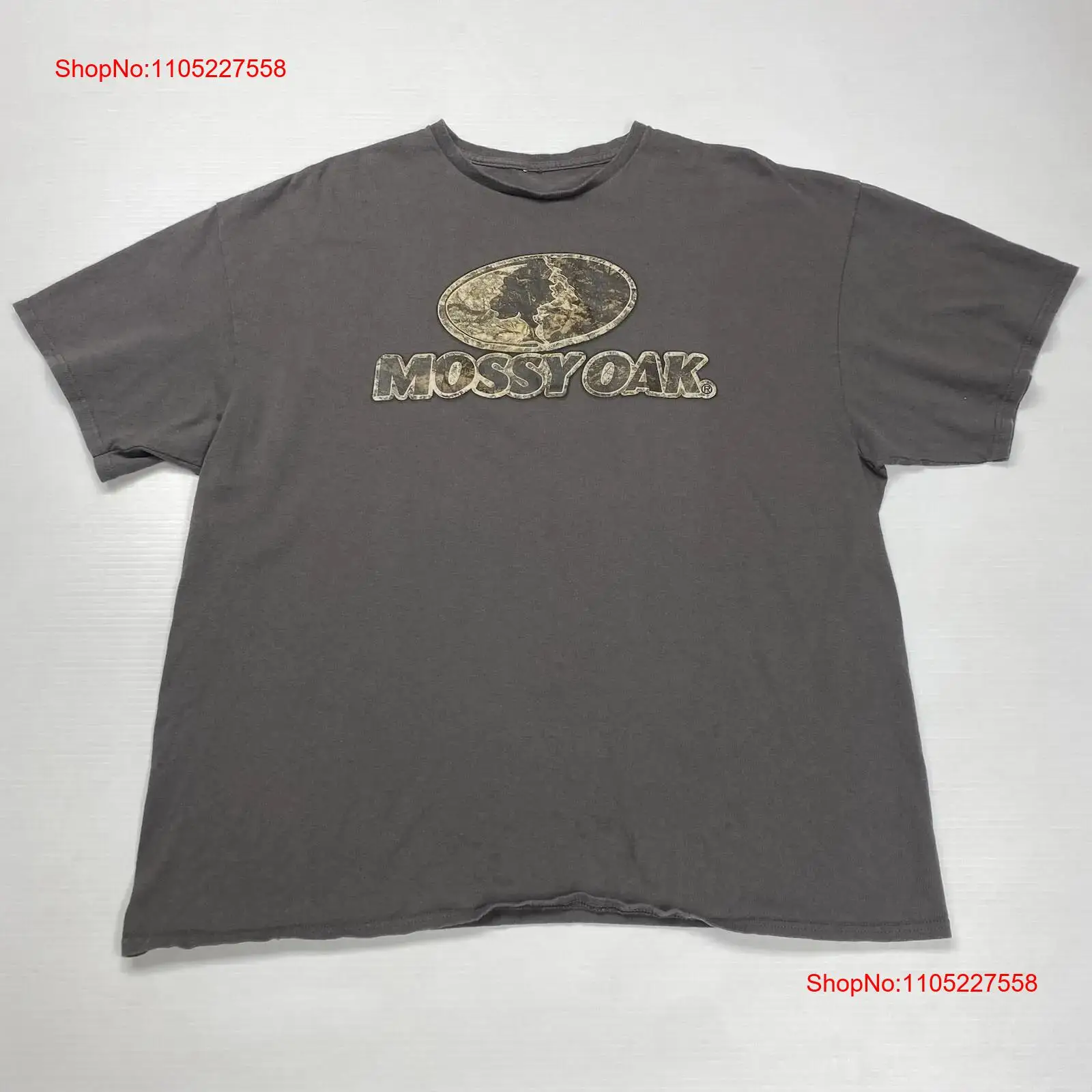 Hunting Outdoor Logos - Mossy Oak Heren T-shirt M Grijs