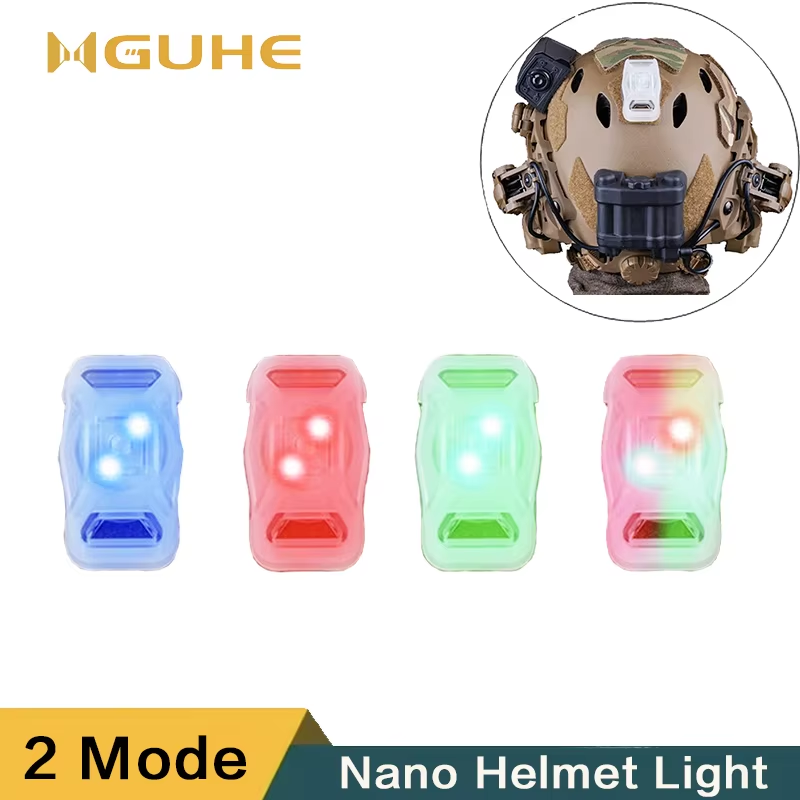 Hunting Outdoor Logos - Outdoor reddingssignaallicht, nano-helmlicht, jacht- en overlevingsveiligheid