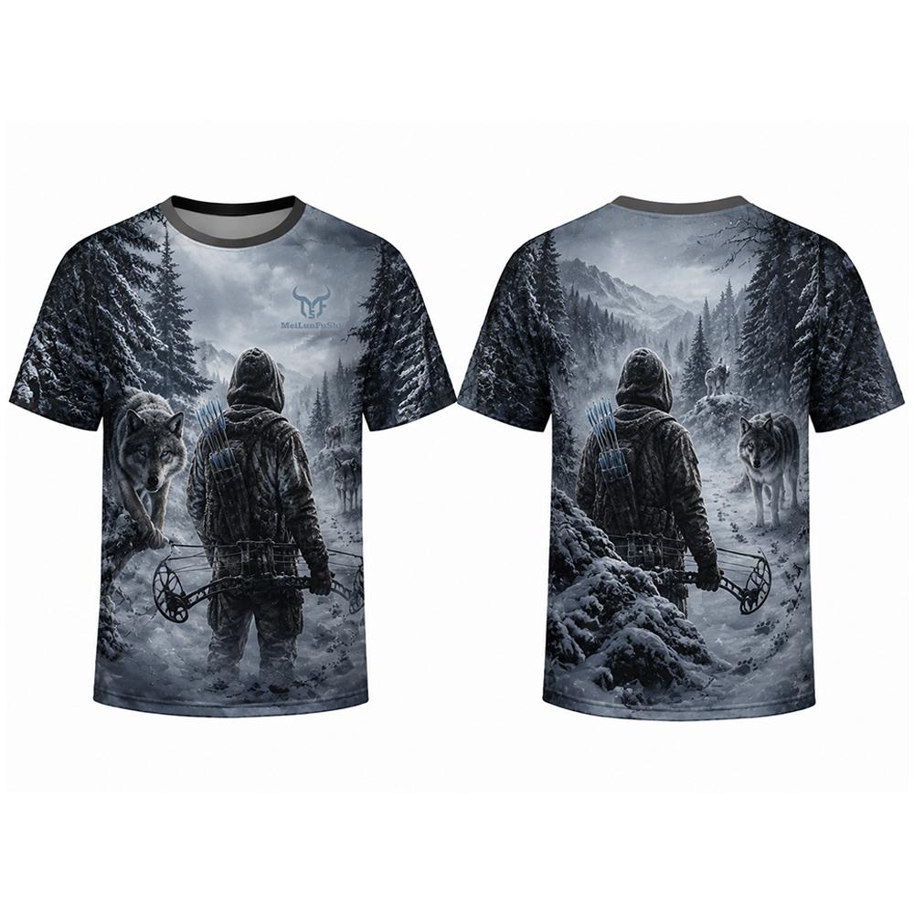 Gotische Skull Archer 3D-print - Outdoor Hunting Graphic Tees recensie en prijs