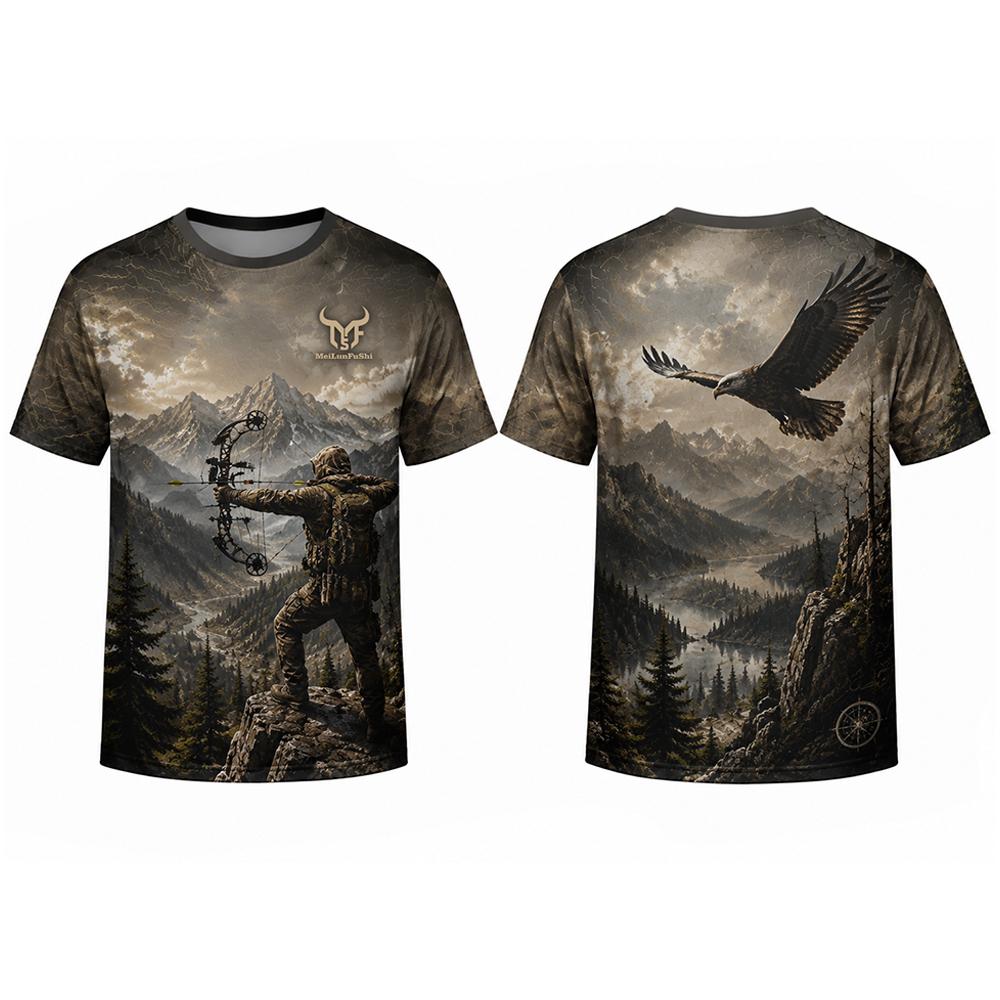 Gotische Skull Archer 3D-print - Outdoor Hunting Graphic Tees recensie en prijs