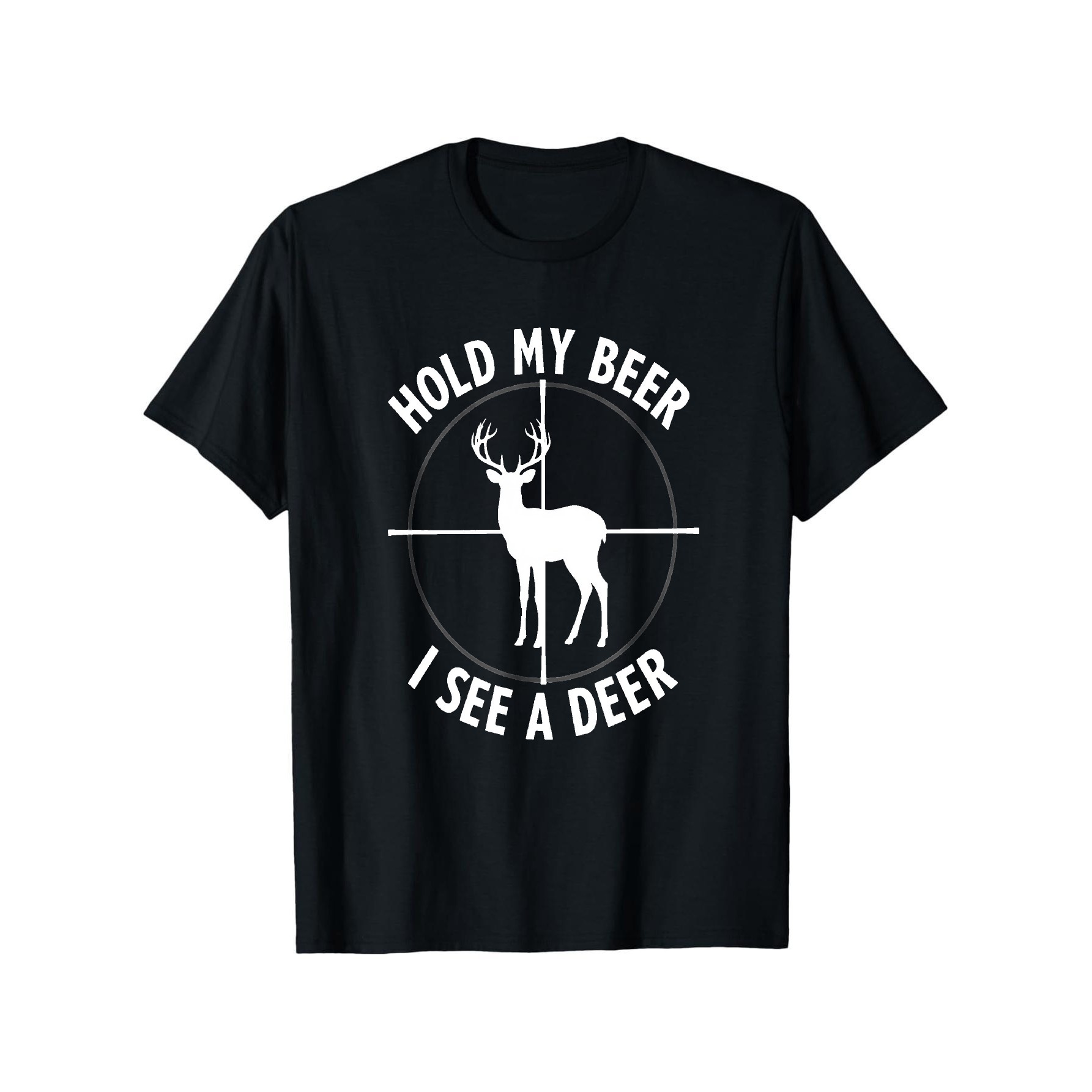 Houd mijn bier vast, ik zie ee - Outdoor Hunting Graphic Tees recensie en prijs