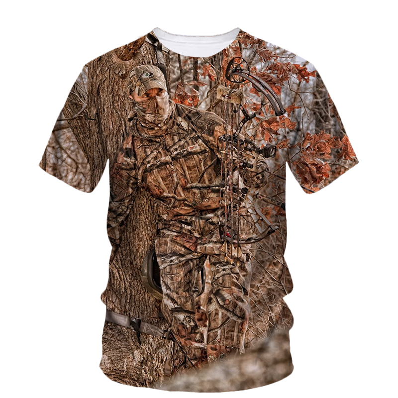 Zomermode Nieuwe Jacht Camo Gr - Outdoor Hunting Graphic Tees recensie en prijs