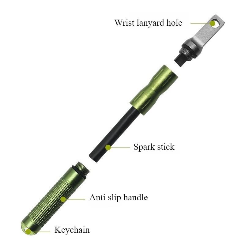 Draagbare waterdichte vuurstee - Fire Starter Waterproof recensie en prijs