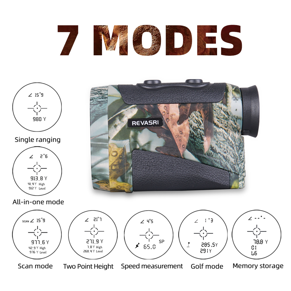 REVASRI Jachtlaser-afstandsmet - Rangefinder Laser Hunting recensie en prijs