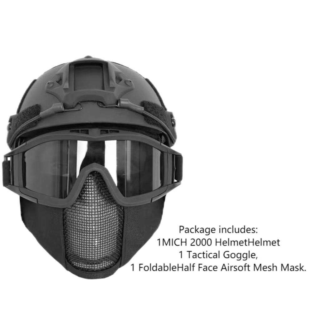 MICH Airsoft Helm & Half Face  - Outdoor Hunting Guide recensie en prijs