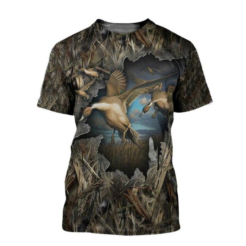 Heren Camo Duck Hunting 3D Pri - Outdoor Hunting Graphic Tees recensie en prijs
