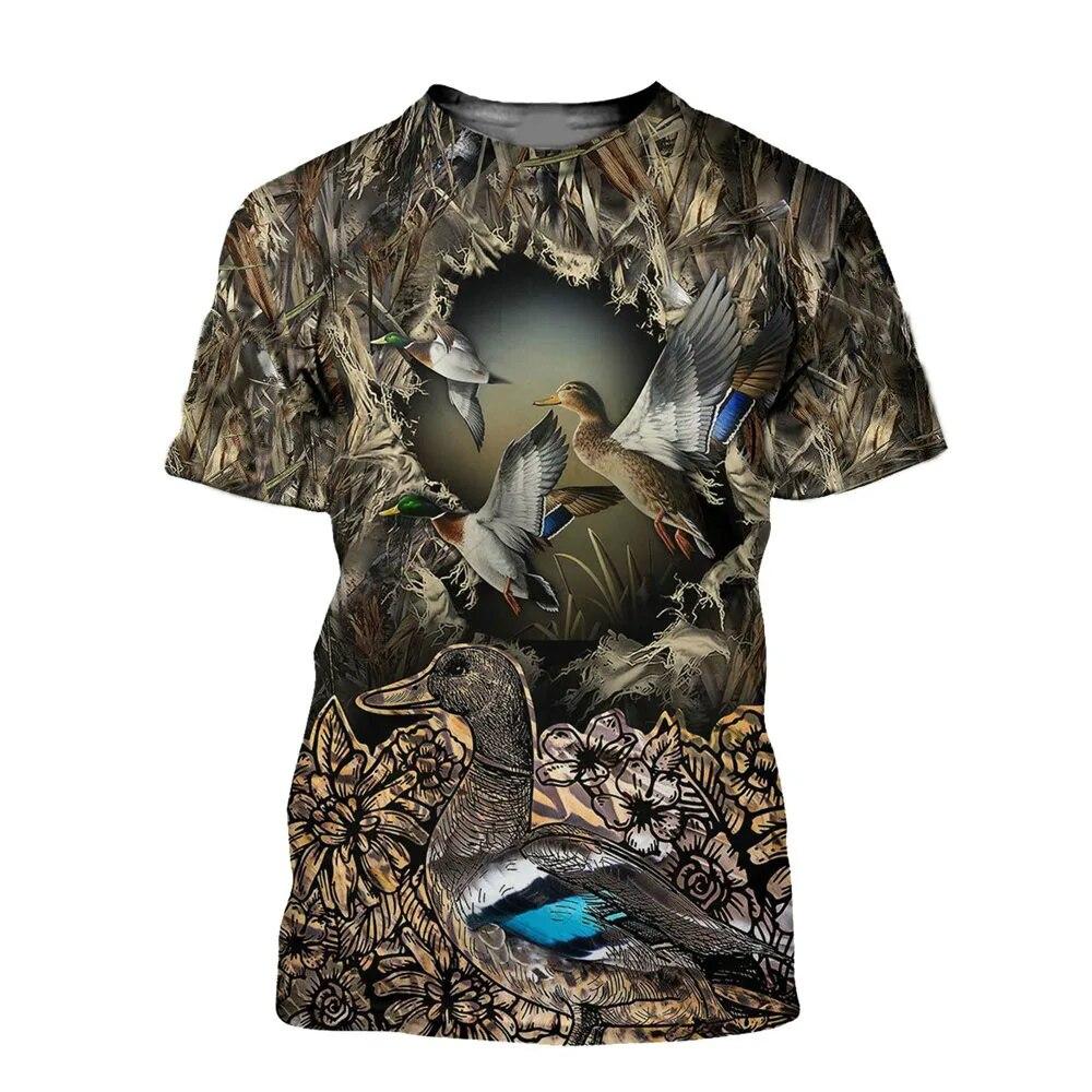 Heren Camo Duck Hunting 3D Pri - Outdoor Hunting Graphic Tees recensie en prijs