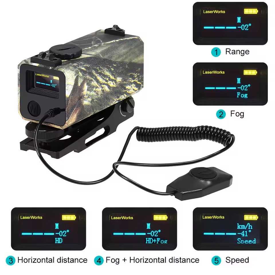 Mini-laser automatische afstan - Rangefinder Laser Hunting recensie en prijs