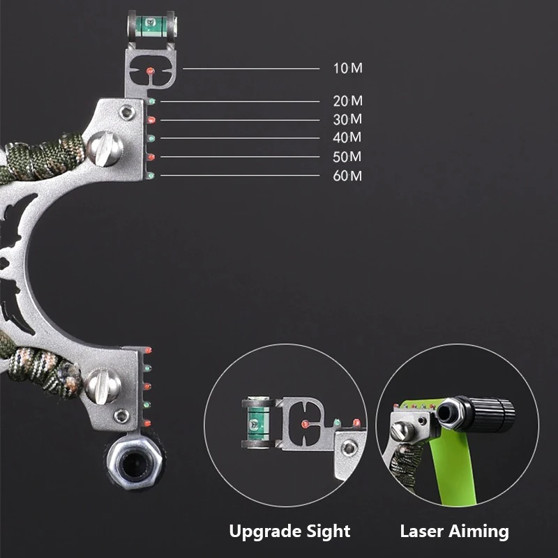 Laser roestvrijstalen katapult - Rangefinder Laser Hunting recensie en prijs