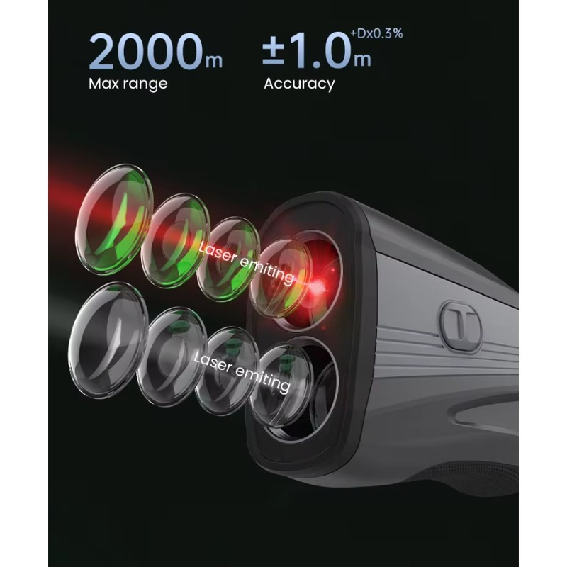 Outdoor Golf Jacht Afstandsmet - Rangefinder Laser Hunting recensie en prijs