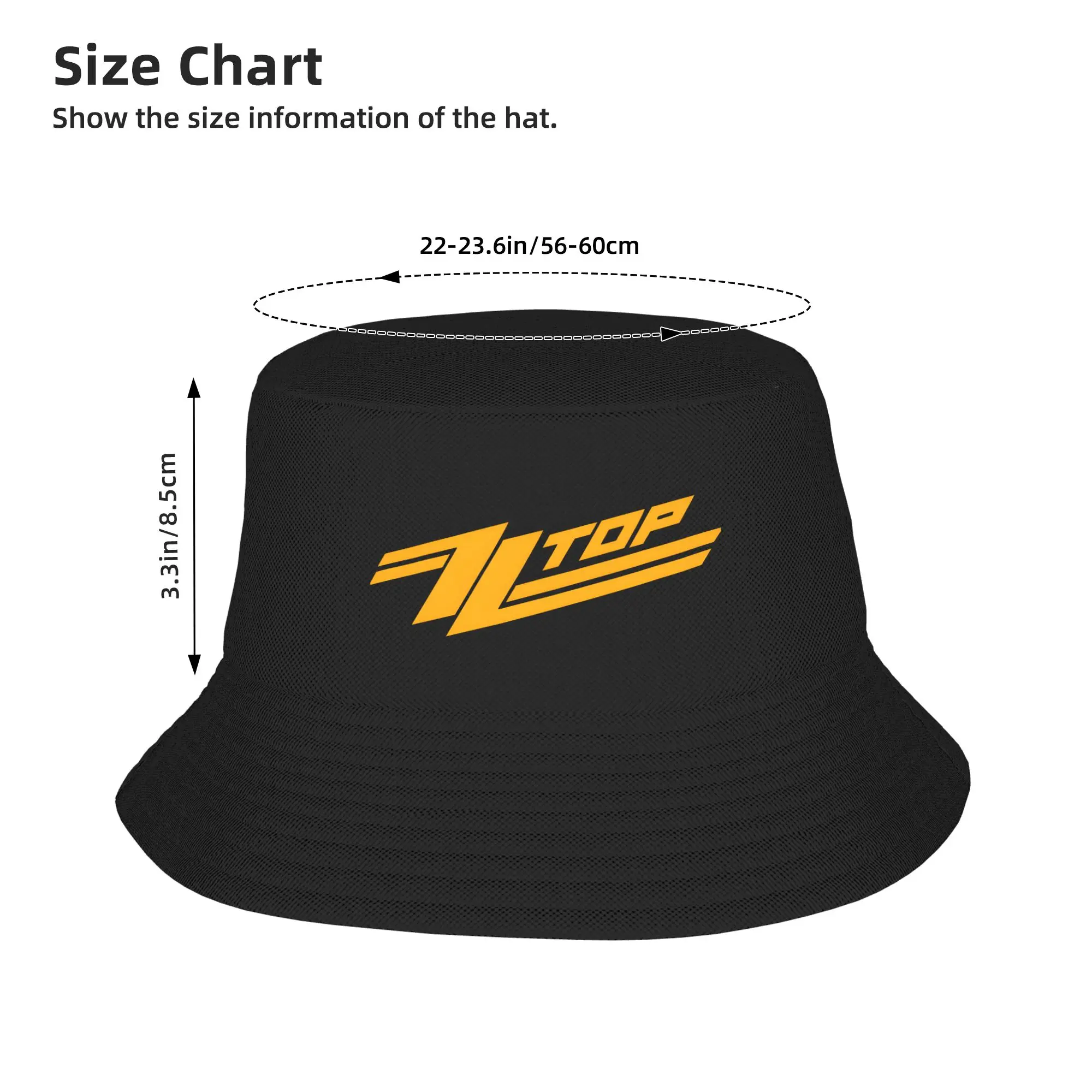 Nieuwe ZZ Top Logo Bucket Hat  - Hunting Outdoor Logos recensie en prijs